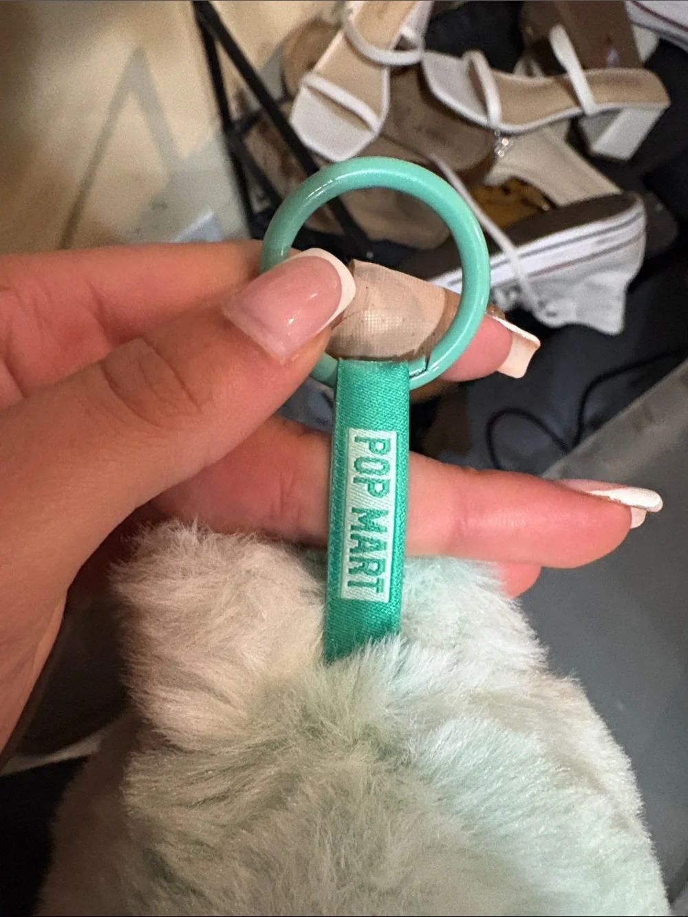The Monsters Plush Clip-On Pet Toy - Mint Green